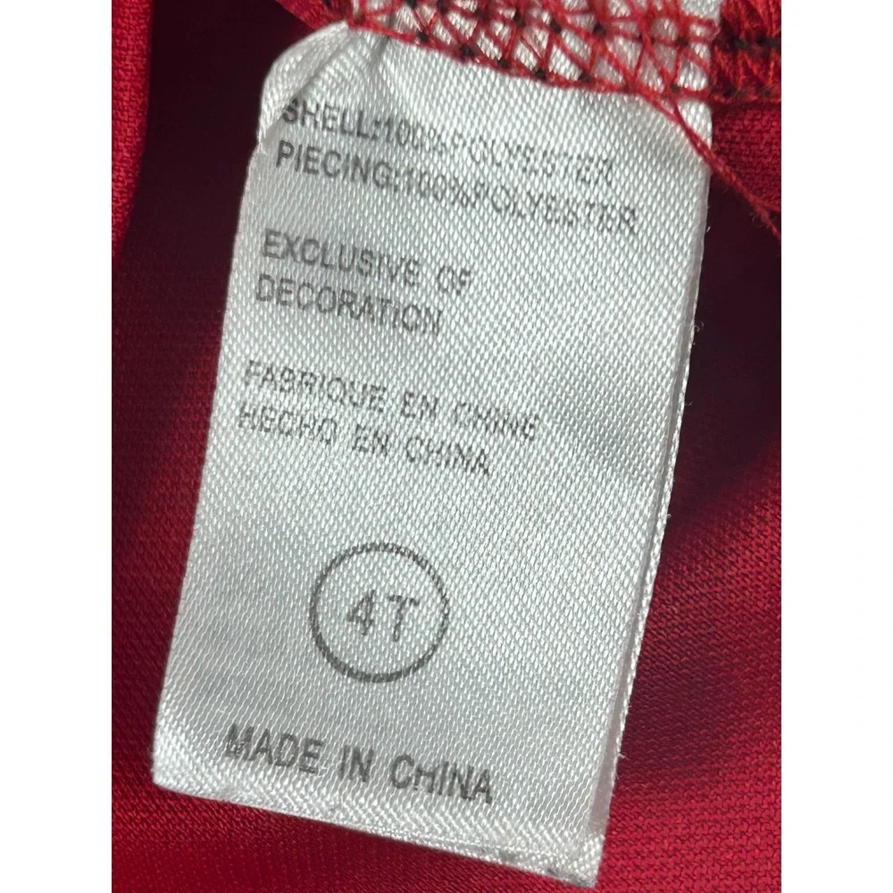 Nike Performance T-Shirt Kids 4T Red Sporty